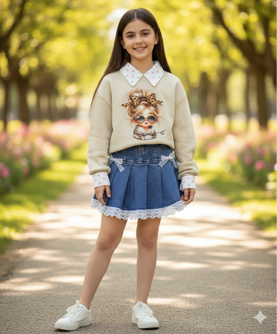 طقم التنورة