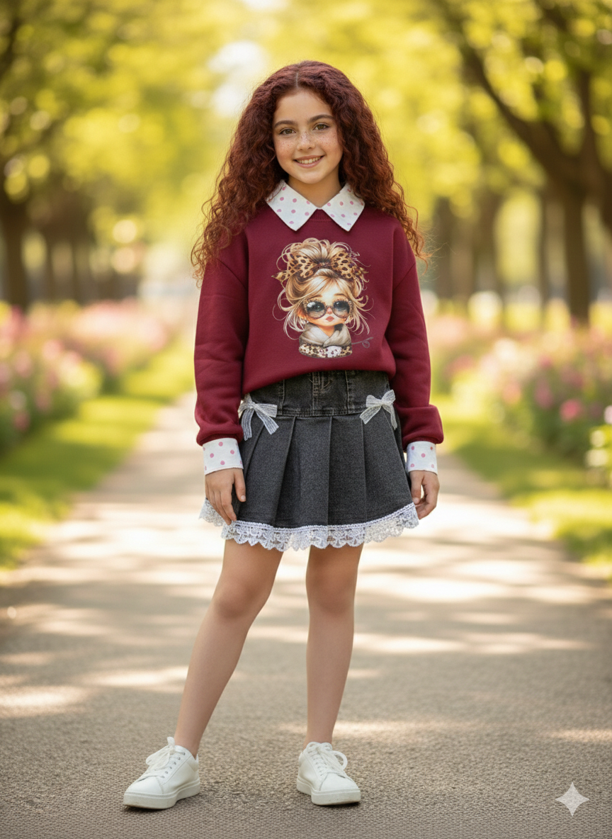 طقم التنورة