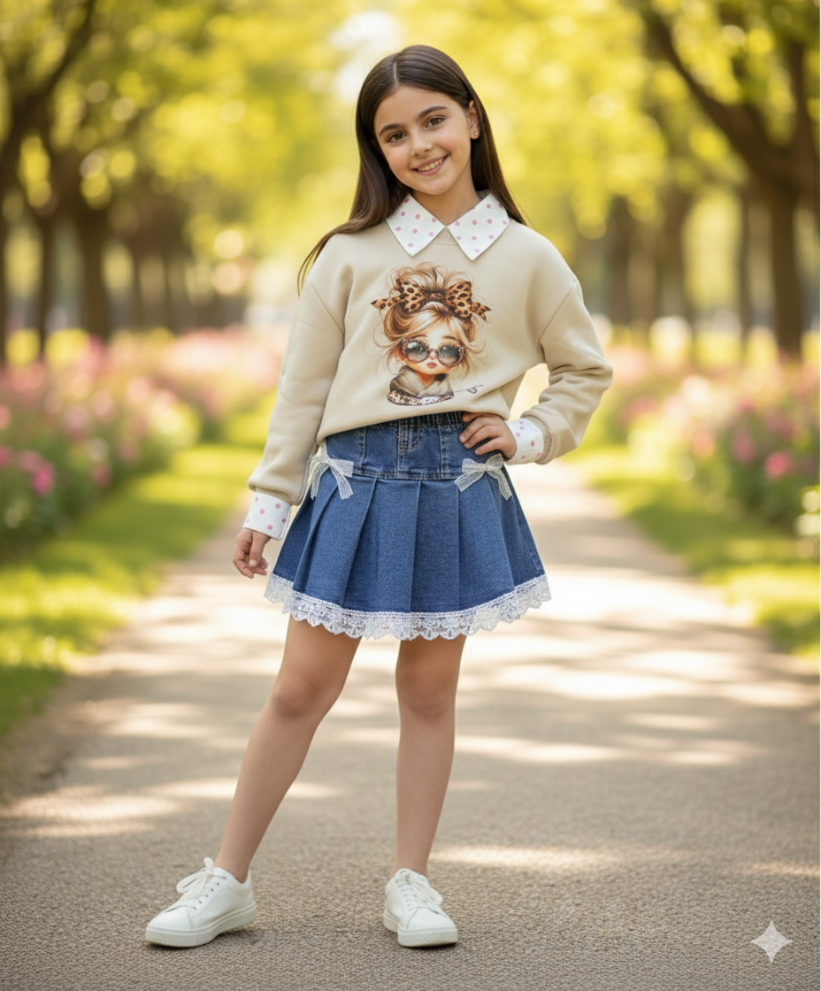 طقم التنورة