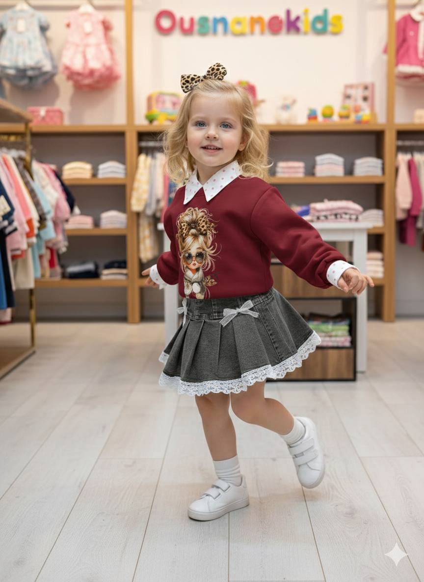 طقم التنورة